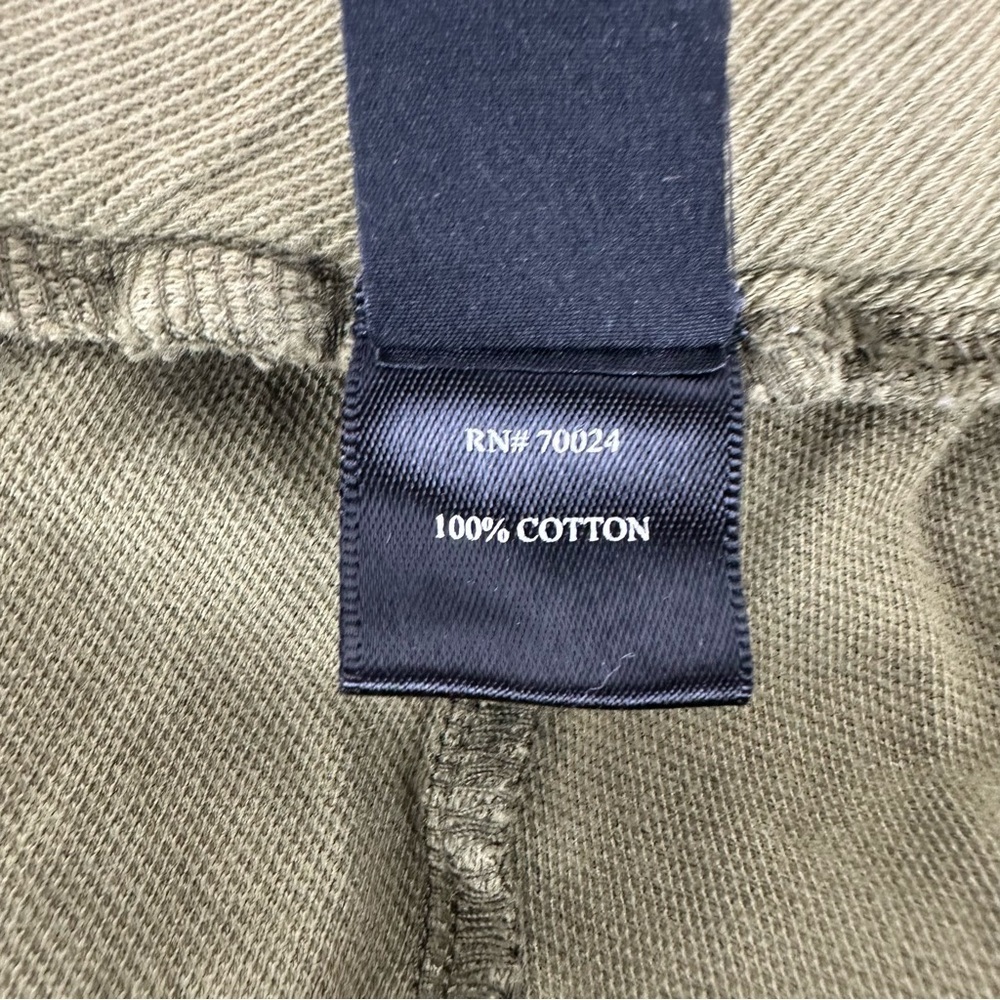Bobi Los Angeles Size Medium Olive Green Knit Twill Shorts - Picture 5 of 12